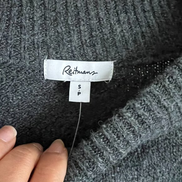 Reitmans Long-Sleeve Crew-Neck Sweater with Jewel Embellishments - Size Small - Picture 4 of 7